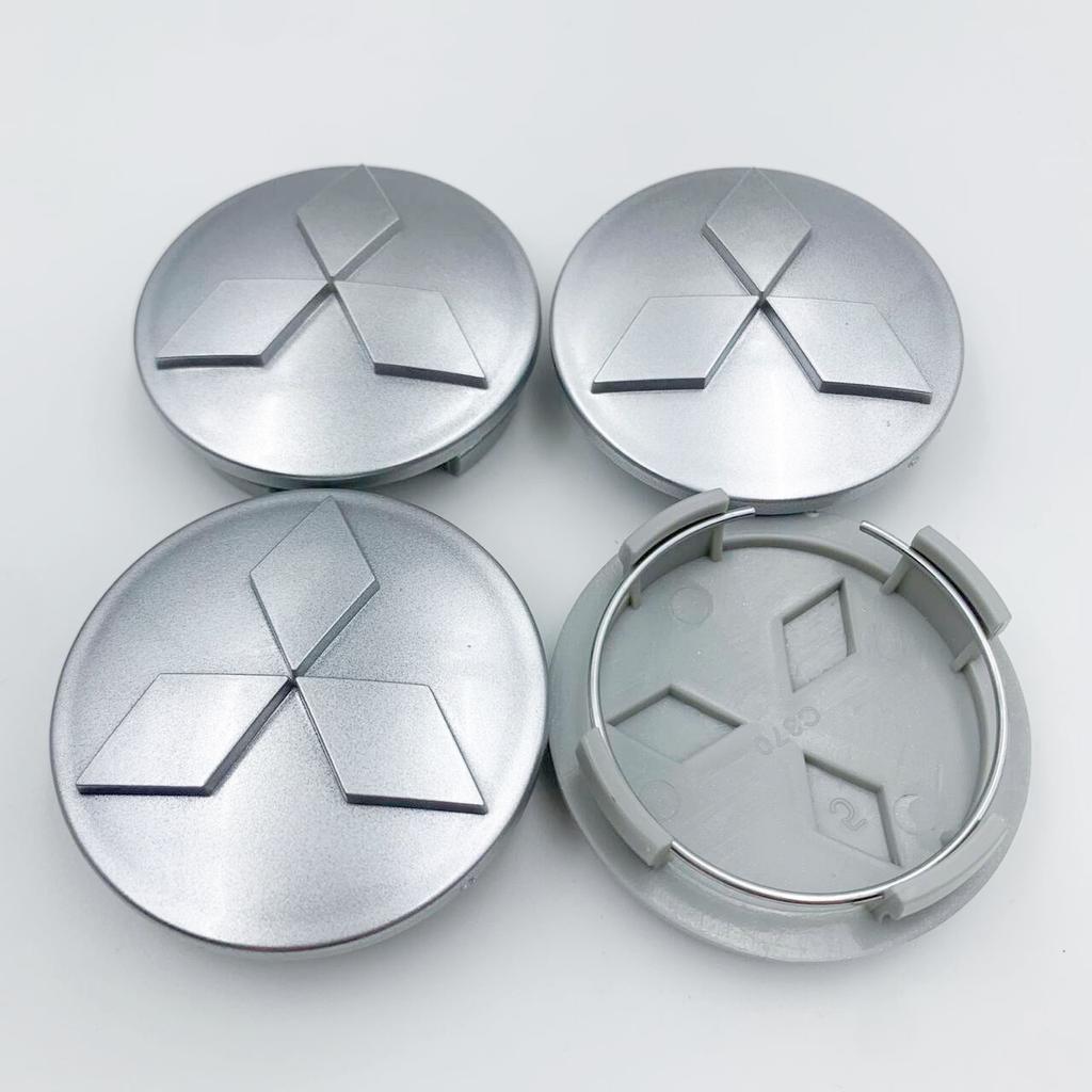 4er Set 58mm 60mm 81mm Universelle Auto-Radnabenkappen für Mitsubishi Lancer ASX Outlander EVO Montero Mirage L200 Eclipse