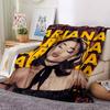 Ariana Grande Pop Art Blanket Soft Throw Blanket For Home Bedroom Bed Sofa Travel Office Solid Christmas Blanket