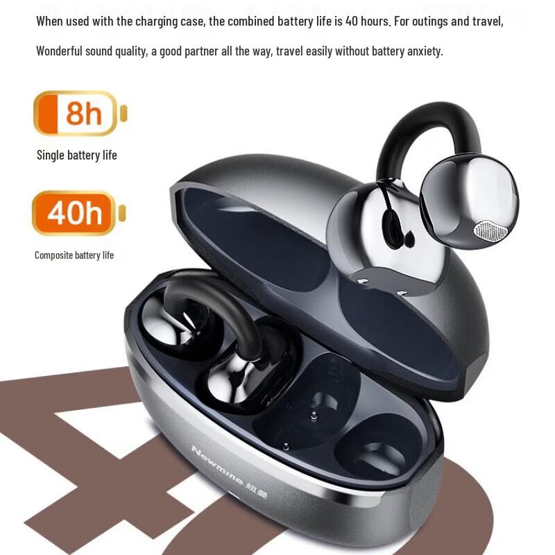 Newmine TWS-A10 Pro Bone Conduction Ear Clip Wireless Earbuds