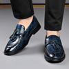 Mode 2025 Neue Business-Formale Lederschuhe für Herren Britischer Stil Mode Herrenkleiderschuhe Einfarbig Große Größe Designerschuhe Mann