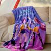 1pc Snug Kpop Demon Hunters Blanket, Lightweight & Durable Print Blanket, Perfect for Home, Couch, Bed, Picnic, Travel, Office