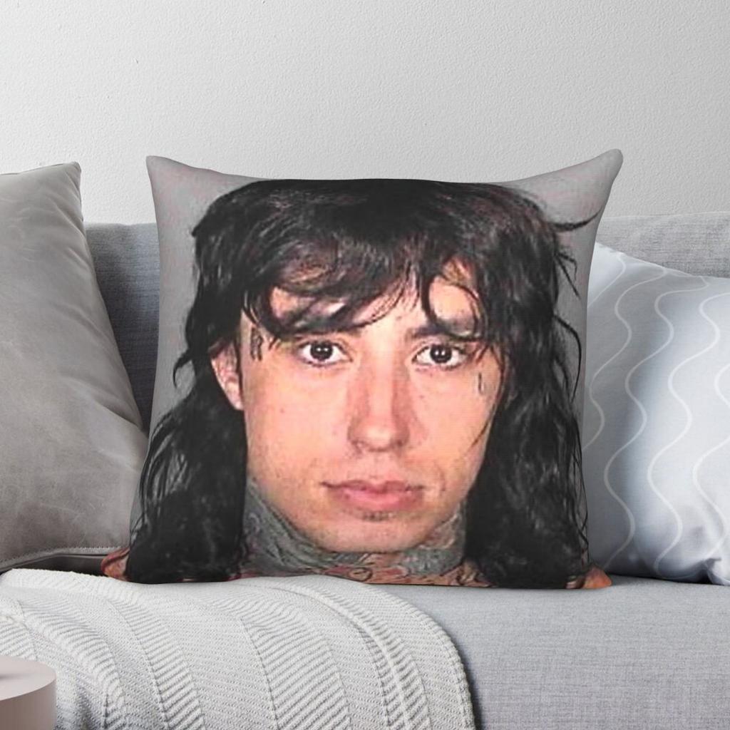 Ronnie Radke Mugshot Square Pillowcase Polyester Linen Velvet Printed Zip Decor Throw Pillow Case Sofa Cushion Cover x