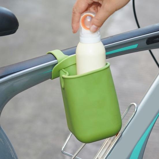 Silicone Cup Holder Bag Foldable Universal Bottle Holder Drink Holder Fits Most Bottles And Cups for Bikes Strollers Lawn Chairs Hands-Free