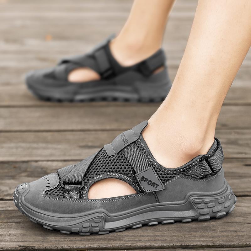 Мужские летние новые мужские сандалии большого размера — фото 7