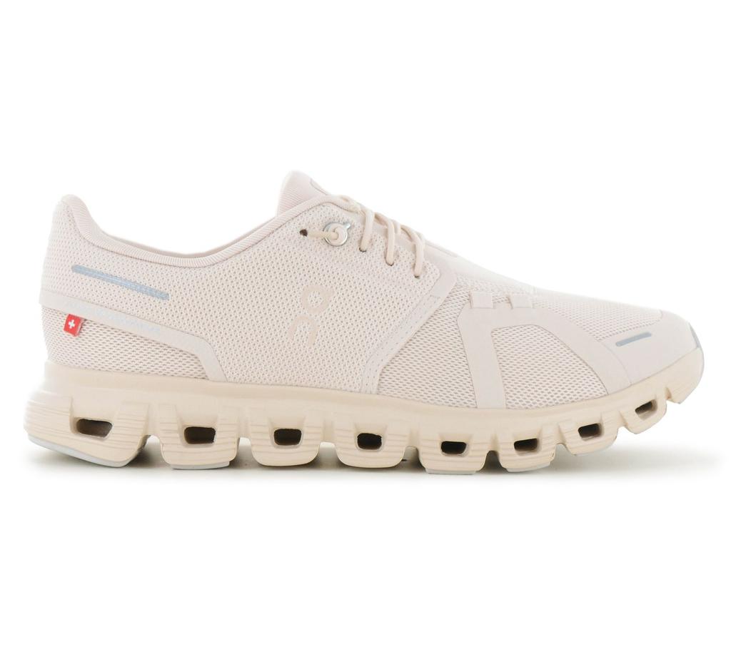 On Running Cloud 6 - Tênis Esportivo Feminino Areia-Areia 3WF10064653 ORIGINAL