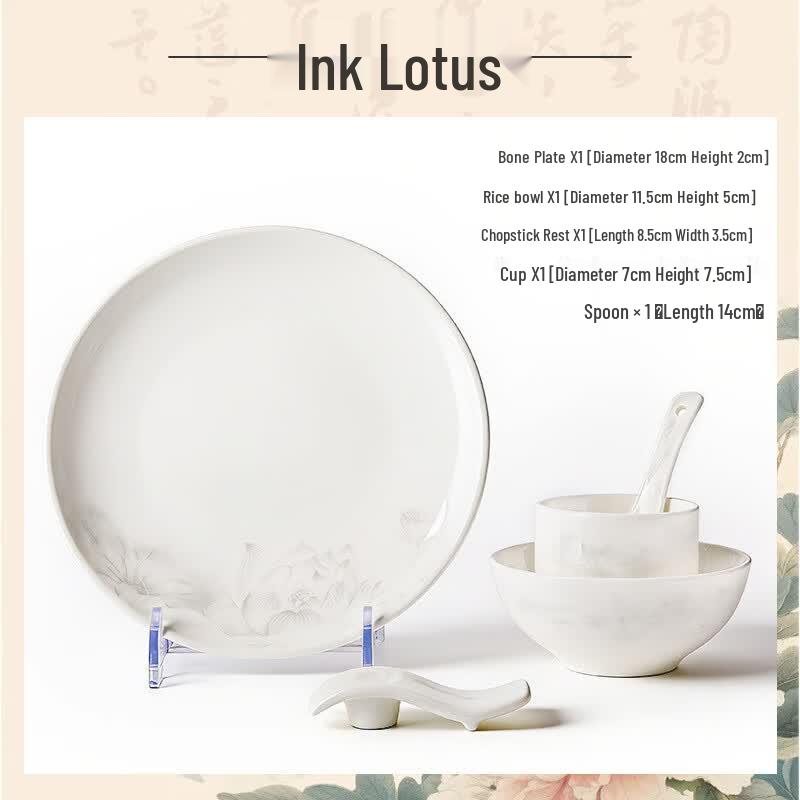 Zhi Shi New Chinese Style Ceramic Dinnerware Set