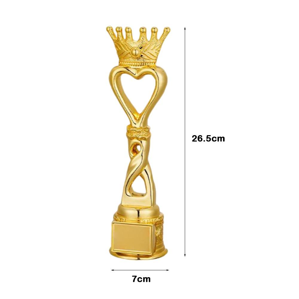 Crown Pentagram Competition Trophy Medal Golden Color Competition Award  Children Award Prize