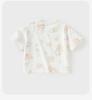 Davidella girls' short sleeved T-shirt summer outfit new baby antibacterial and mite resistant pure cotton top children's base shirt