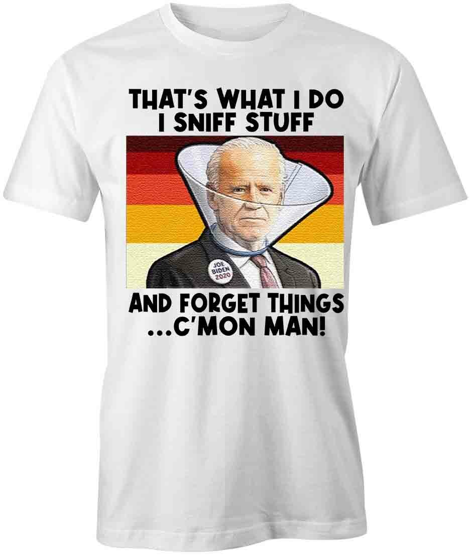 I SNIFF STUFF BIDEN T-SHIRT TShirt Tee Short-Sleeved Cotton CLOTHING S1WCA687 L