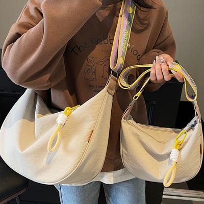 Large Capacity Bag Oblique Span Bag Women's Commuter Versatile Fashion Portable Casual Dumpling Bag Shoulder Bag