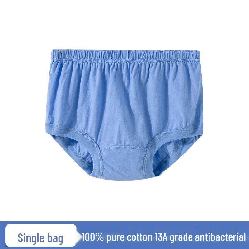 

Мужские антибактериальные трусы из чистого хлопка для среднего и пожилого возраста - Свободный крой, Большой размер 2XL 120-140 lbs