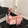 2026 Spring New Korean Style Biker Style Underarm Bag for Women, Vintage Quality Commuting Versatile Single Shoulder Crossbody Bag