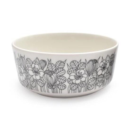 Arabia Krokus Kom 13cm Servies 02. Zwart