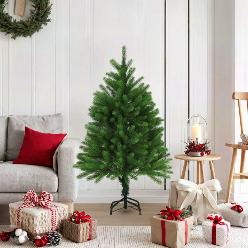 Artificial Christmas Tree with Realistic Needles 120 Cm Green