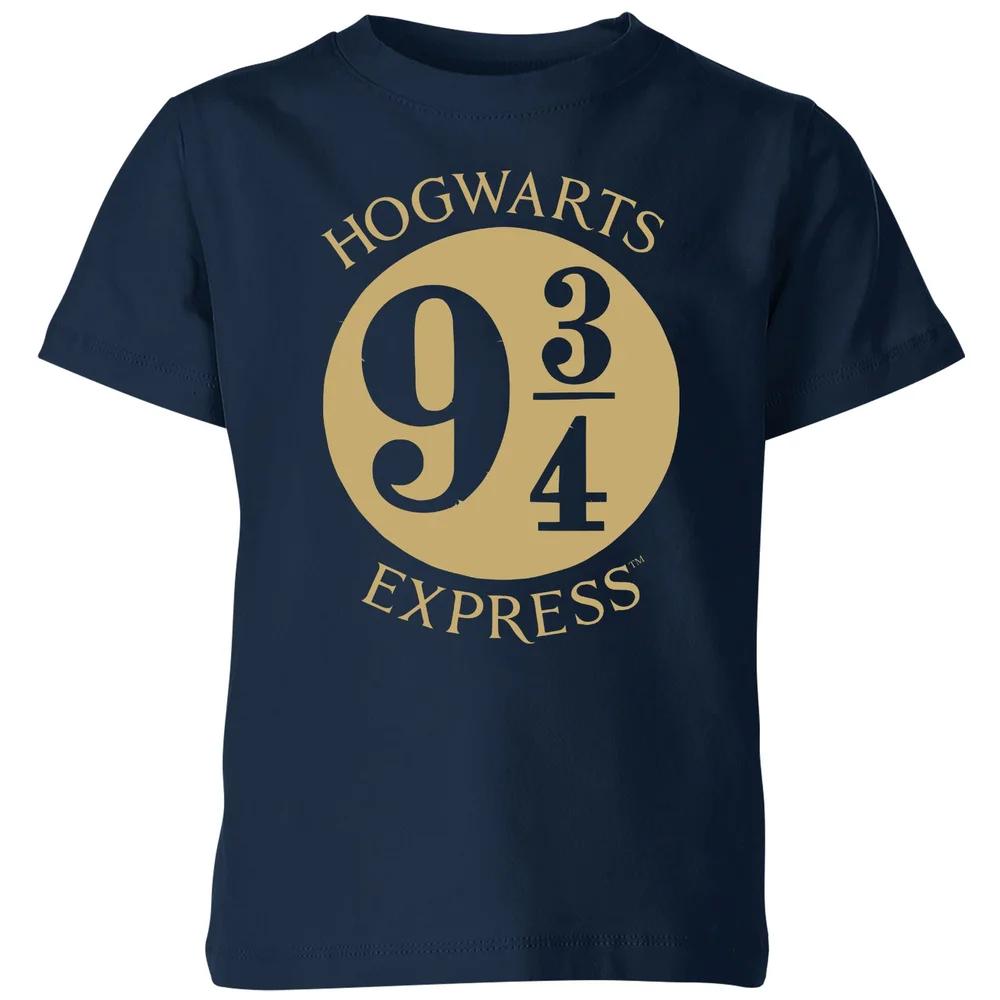 Harry Potter Platform Kids  T-Shirt - Navy - 3-4 Years 110