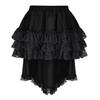 Gothic Punk Skirt With Lace Hem For Alternative Fashion And Daily Wear