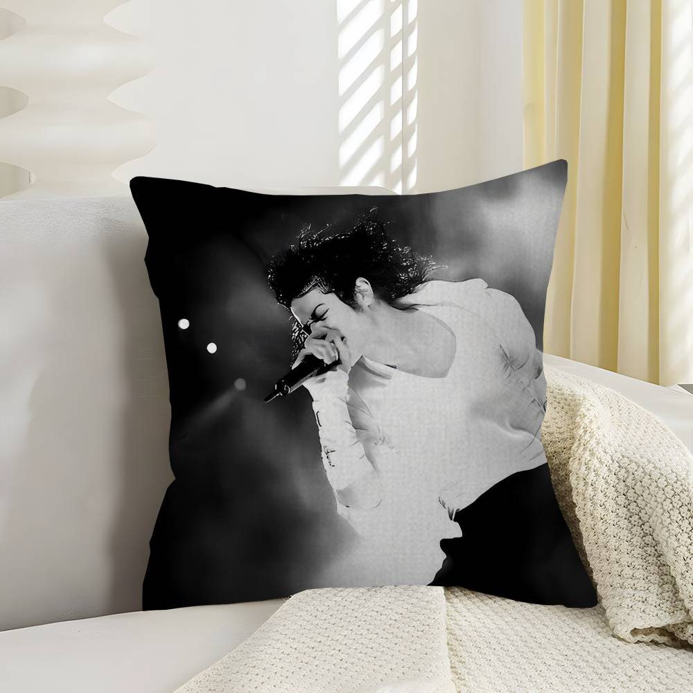 MJ Mmichael Jjackson Pillow Gifts Home Office Furnishings Bedroom Sofa Car Cushion Cover Case Xcm