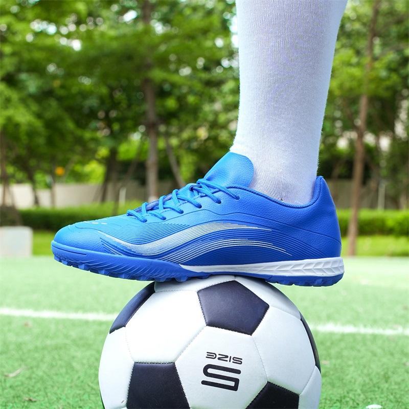 Professional Mens Soccer Shoes  Hombre TF Broken Nail Short Nail Outdoor Sports Shoes Artificial Turf Grip Training Shoes