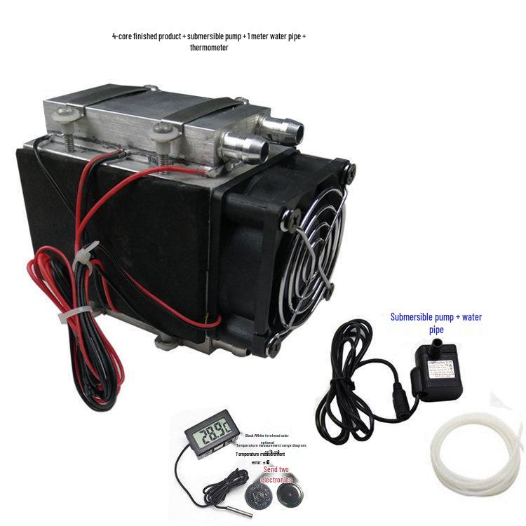 DIY 12V Semiconductor Cooler Kit: Compact Air Conditioner & Electronic Cooling Chip for Refrigeration