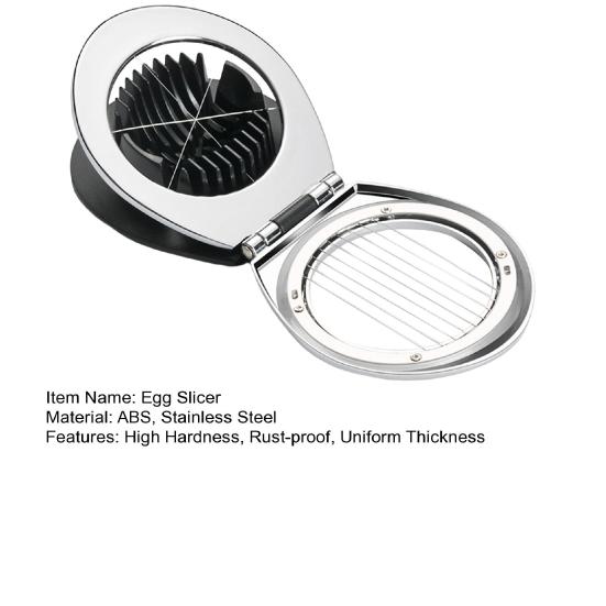 Comfortable Grip Boiled Egg Cutter Easy To Clean Practical Sturdy Durable Slicer