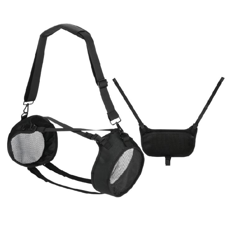 Portable Speaker Cover With Reinforced Corners Quickly Access And Ergonomic Adjustable Strap for Boombox 4