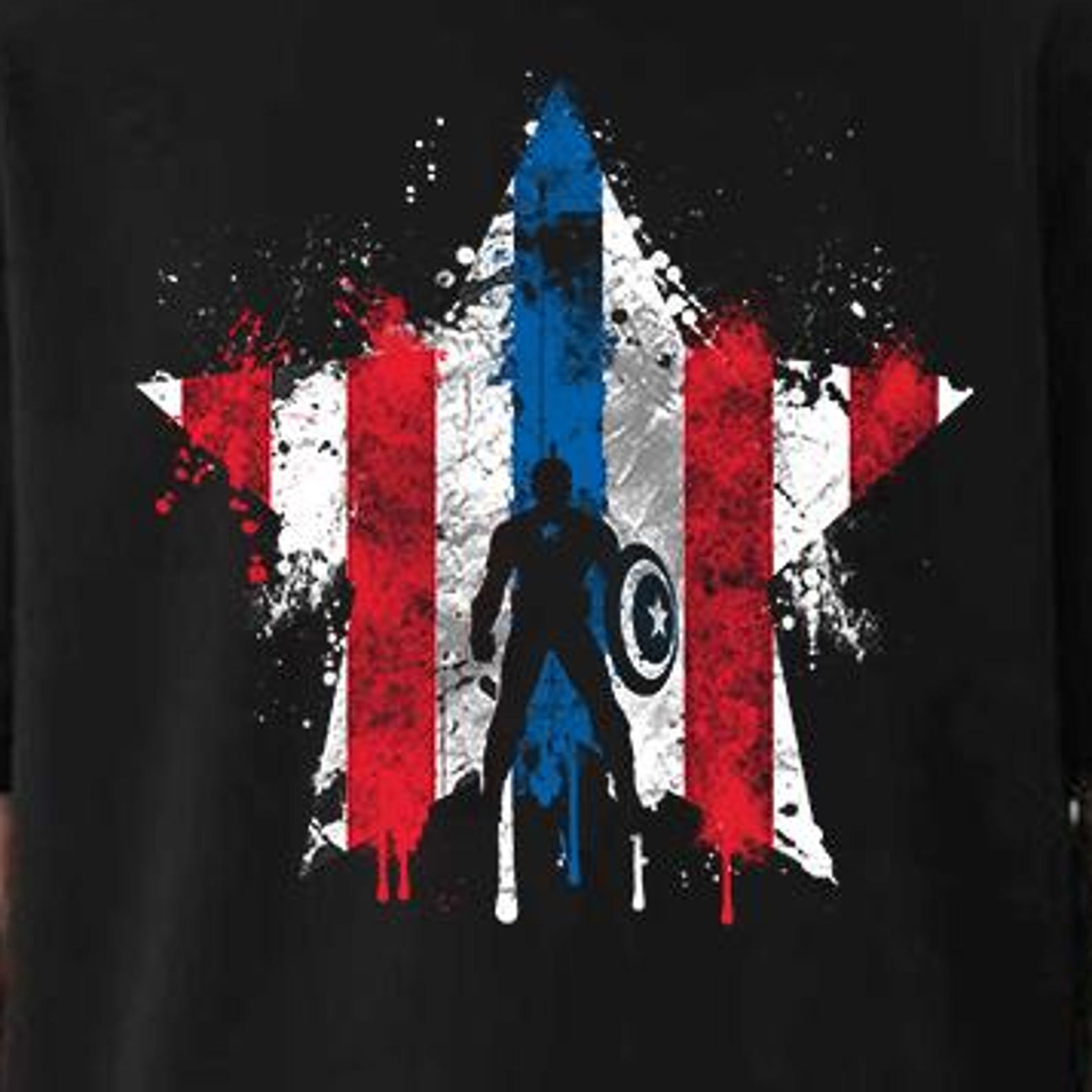 Captain American, Comic, Unisex t-shirt S