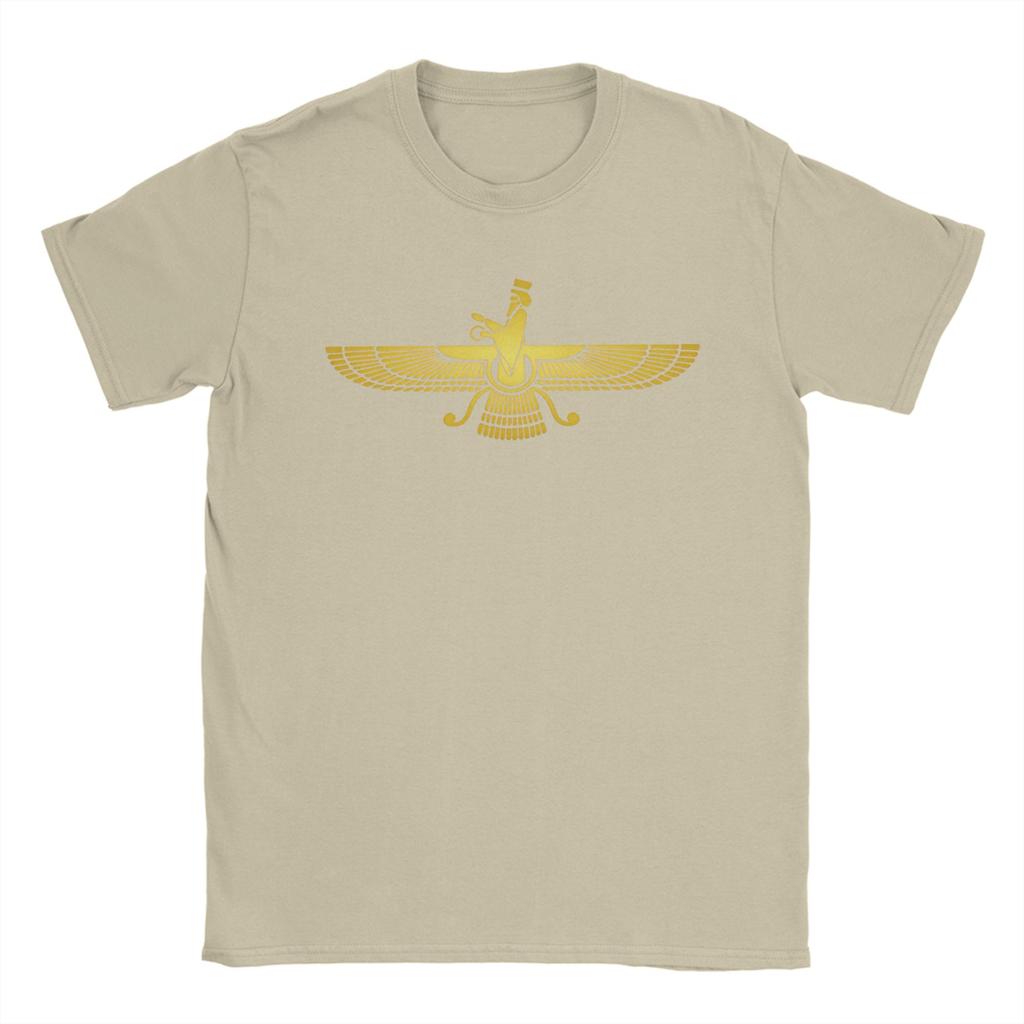 Farvahar Faravahar Iranian  Tee Shirt for Unisex Women Graphic T Shirts  Cotton Clothes