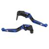 Motorrad Klappkupplungshebel CNC 6061 Aluminiumlegierung Kupplungsbremshebel für S1000RR S1000R Blau
