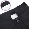 Dog Coat with Integrated Harness Waterproof and Reflective Black Size L36