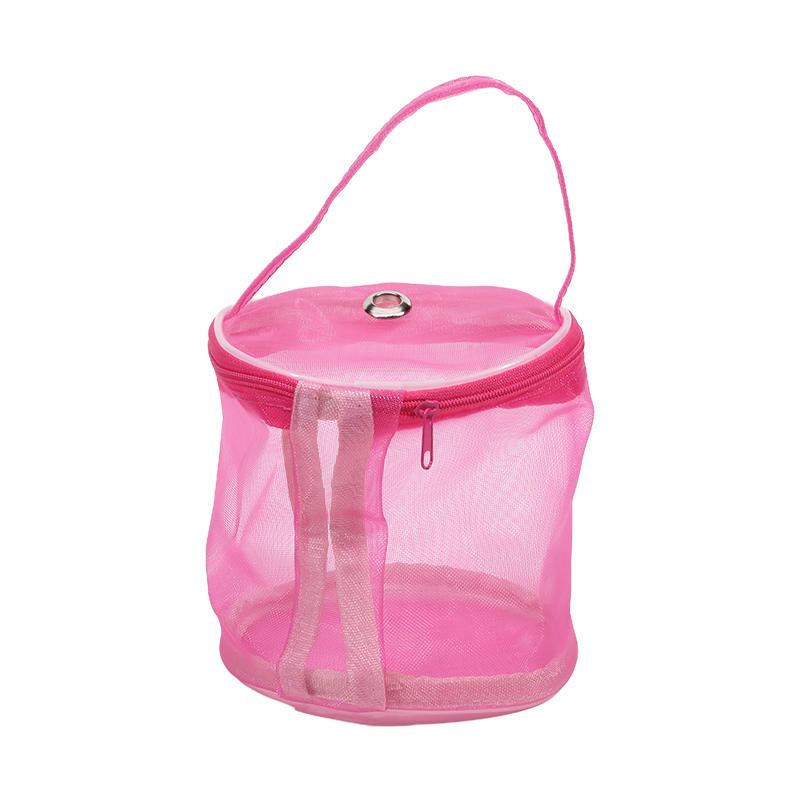Portable Storage Bag Solid Color Crochet Handbag Organizer Weave Tools Sewing Accessories Hollow Mesh Knitting Wool Yarn Bags