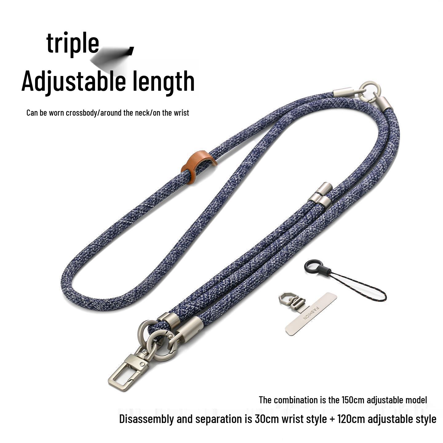 

2025 Знімний Регульований Шнурок-Намисто для Телефона - Три в одному Наплічний Носимий Чохол