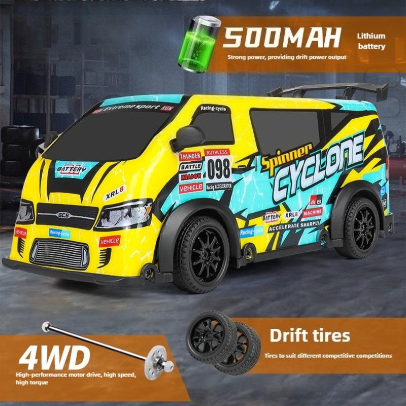 1:24 High Speed Rc Drift Truck Four Wheel Drive Off Road Competitive Model Vehicle Children Electric Remote Control Car Boy Toys