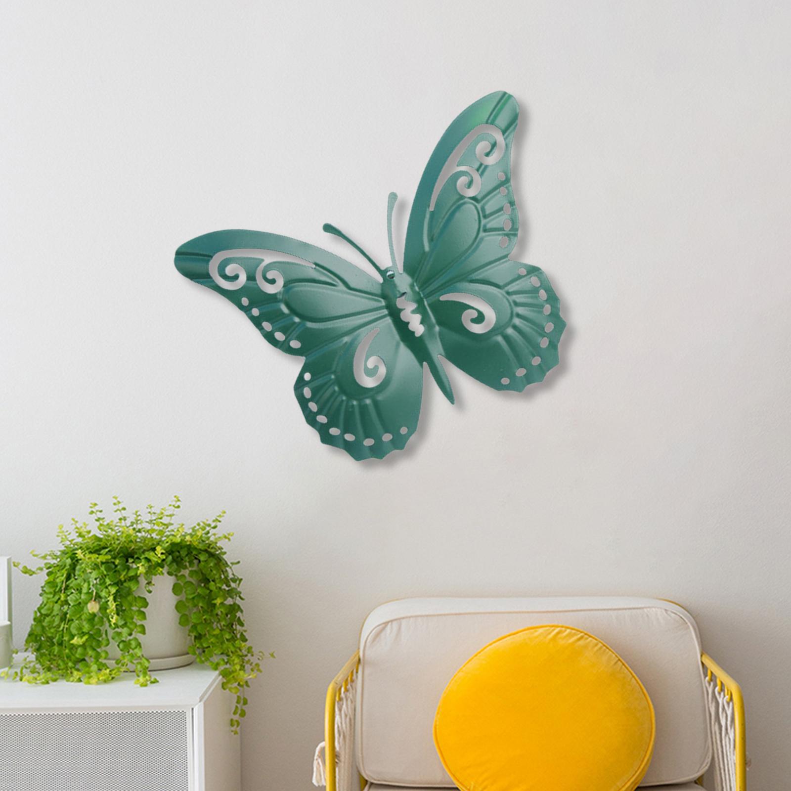 

Настенный декор Бабочка Красивое украшение Фигурка для Патио Кухни Дома Крыльца темно-зеленого