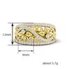 Aesthetic Hollow Leaf Finger Ring For Women Newly Designed Wedding Band Romantic Bride Rings Party Bling  Cz Jewelry