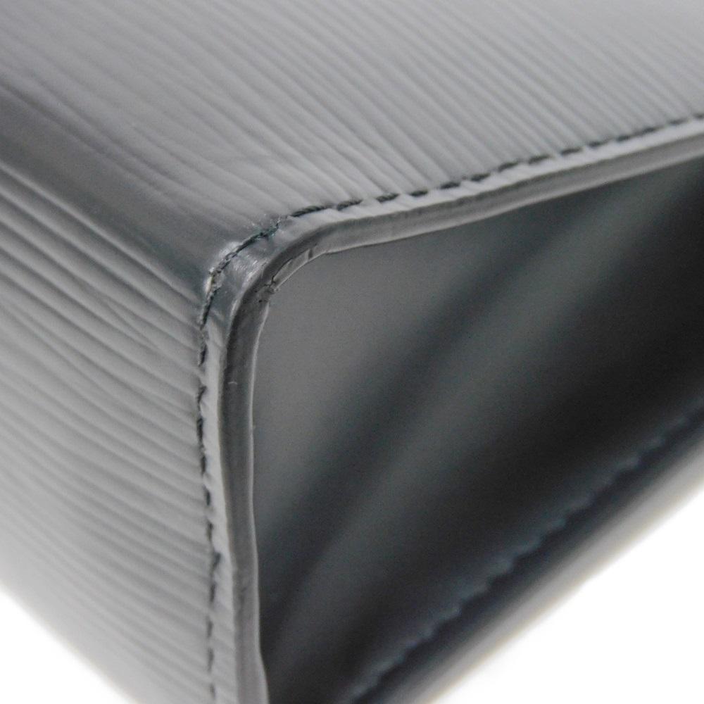 Used 12564 Voyage MM Pochette M81326 7931 LV logo black business bag with RFID IC chip epi noir men's from Japan