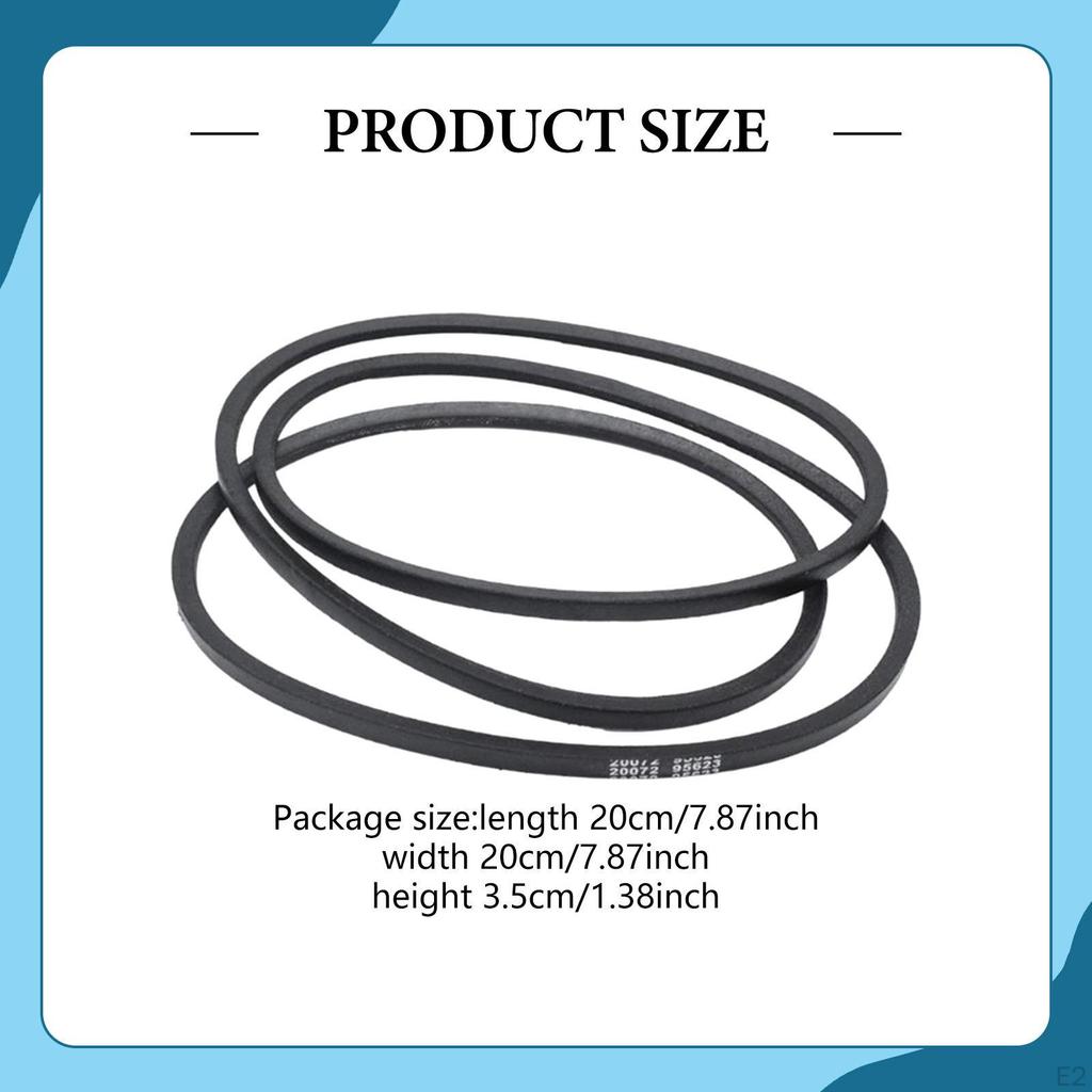 Lawn Mower Belt Supplies,Gy20570 Black Accessories for L105 High Performance Sturdy Replacement