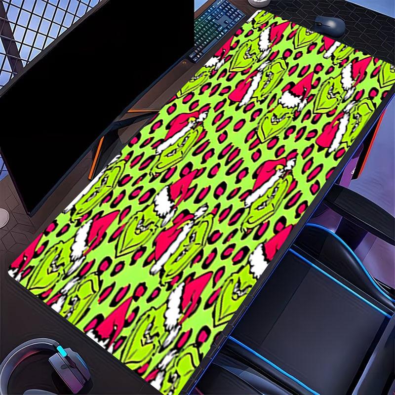 The Grinch Print Mouse Pad, for Keyboard Pad Laptop PC Mat for Office Home Use, Desk Decor, Perfect Birthday Gift for Gamers