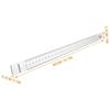 1Pair Thickness Measuring Ruler Dough Rolling Guide Stick for Baking Tools Pastry Cookie Making Acrylic Leveling Ruler Kitchen