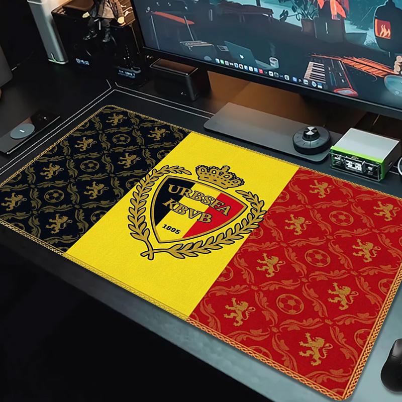 Belgica Color Mouse Pad Large Gaming Table Cushion Non-slip Laptop Tablet Big Mousepad XXL Mat Mini PC Playmat With Lock edge