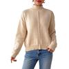 Semi-high-neck Casual Top for Autumn and Winter, Solid-color Base Sweater, Pullover Sweater