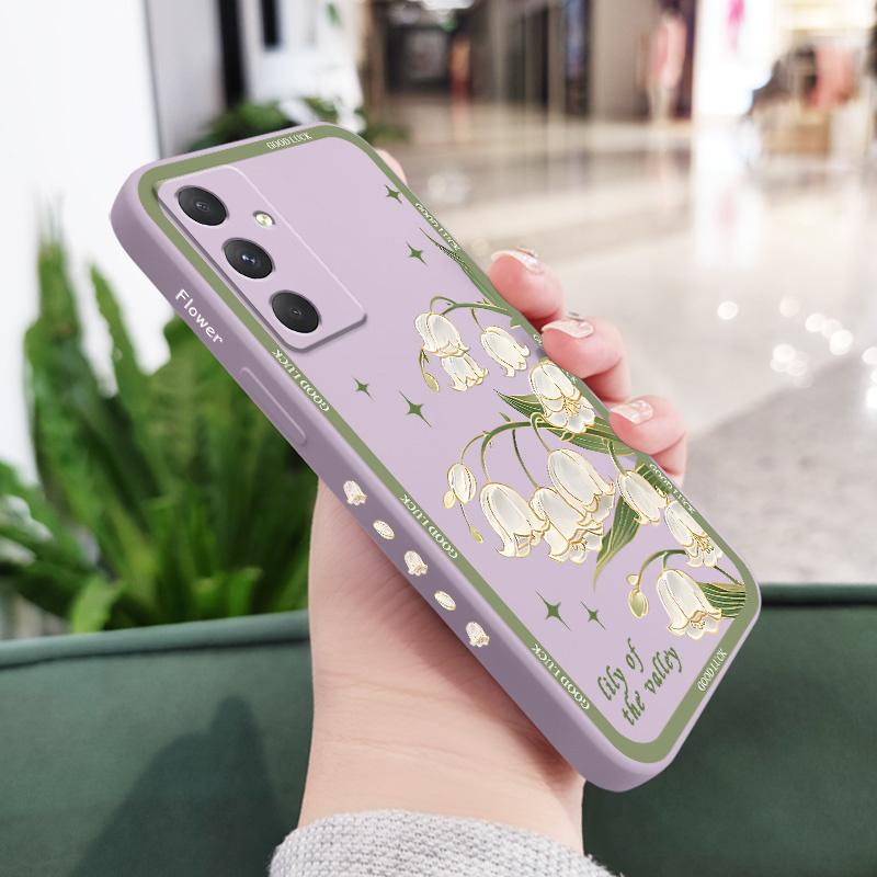 

May Bells Phone Case For Samsung Galaxy A37 A57 Liquid Silicone Cover Samsung A37