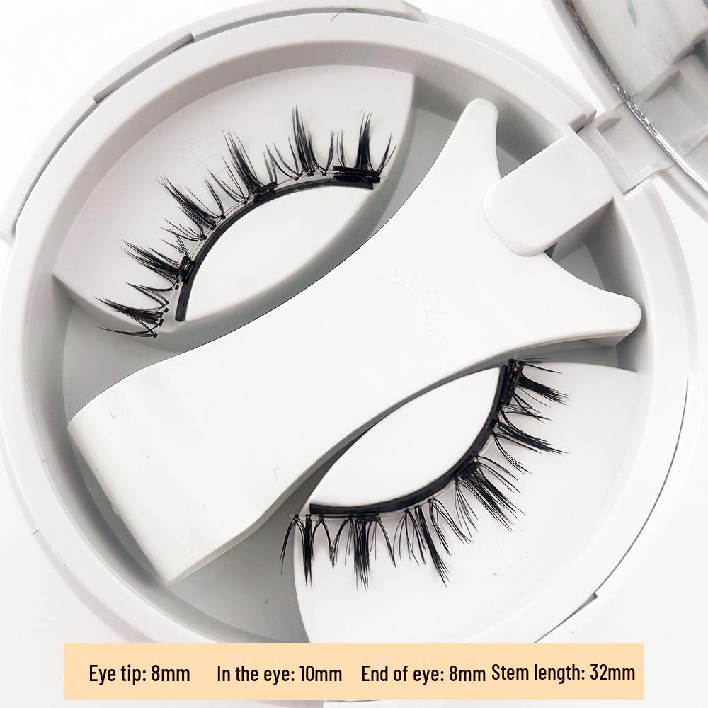 Little Devil Cross-Border Magnetic False Eyelashes - One-Piece Set