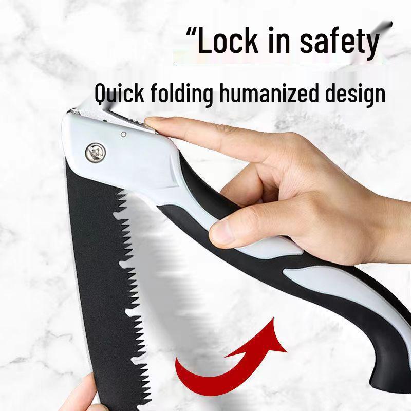 Handmade Quick-Folding Hand Saw for Woodworking & Tree Felling