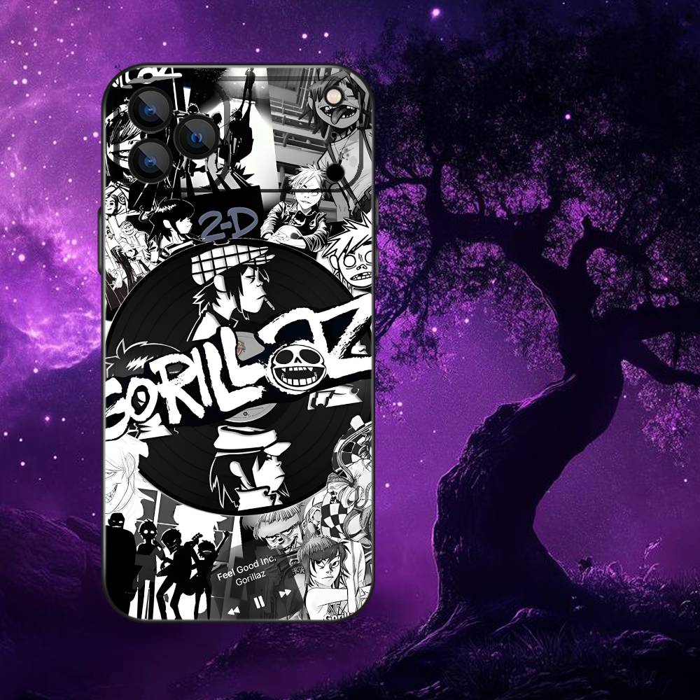 band G-Gorillaz  Phone Case For iPhone 17,16,15,14,13,12,11,Pro,Max,Plus,E,Air,Mini Protective TPU Cover