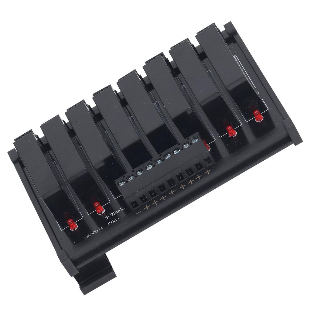 Solid State Relais Modul DIN-Schienenmontage 8 Kanal Solid State Relais 3-32VDC Eingang 5-8A 24-480VAC Last