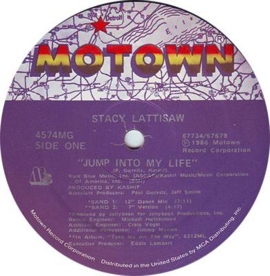 12inch Record STACY LATTISAW - Jump Into My Life 4574MG Motown 1986 US Dance & Electronica Used