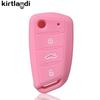 Silicone Key Cover Protective For Jac S3 S2 S4 S5 S7 T40 S5 X4 R3 Refine Sei 3 Case 3 Button Remote Key Holder Car Keychain Skin