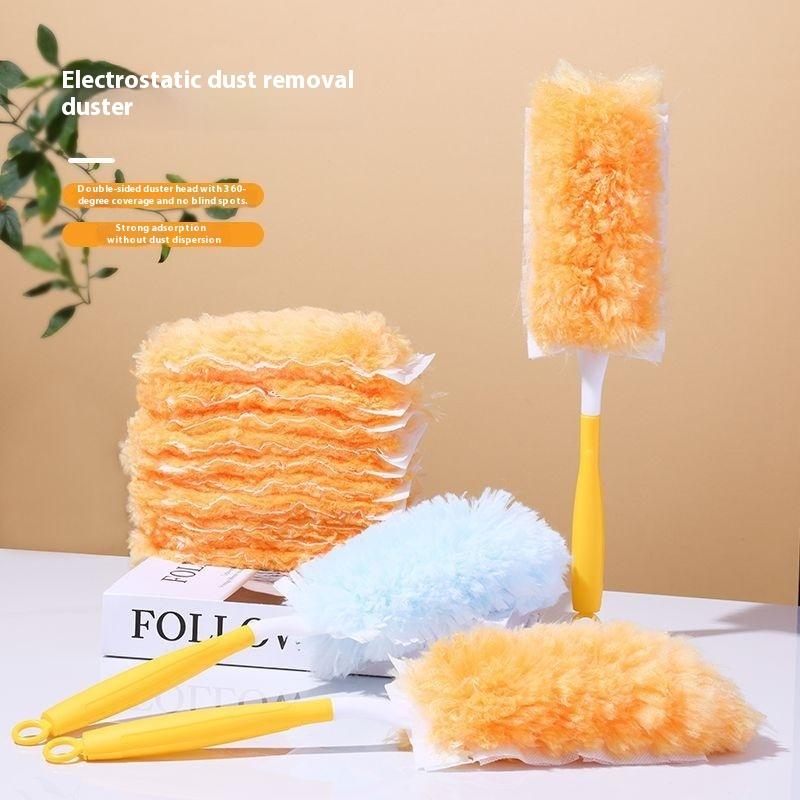 3/10/11Pcs Disposable Electrostatic Duster - 360° Double Sided Precipitator, Dust Spider Web Roof Desktop Cleaning Supplies