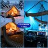 Flexible Car Air Duct Tube Conditioning Ventilation Hose for Back Seat, Portable with Vent Extension For Pets USB Flow Fan, Adjustable Pipe SUV Truck