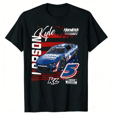 2026 Kyle Larson #5 Hendrick Patriotic Chevrolet Camaro Racing T-Shirt